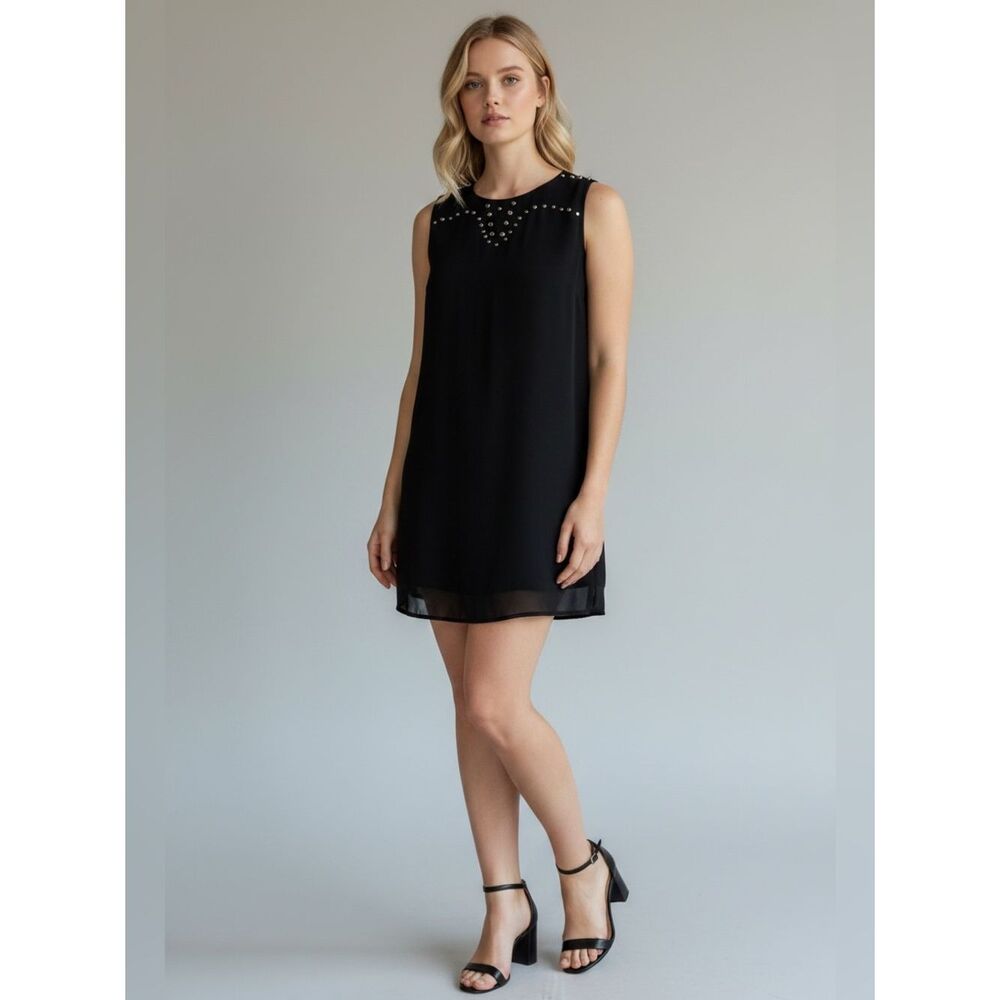 Forever 21 Black Studded Dress. Size Large